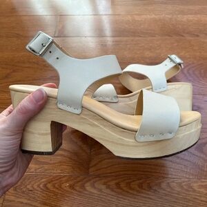 Nisolo All-Day Open Toe Clog - Bone